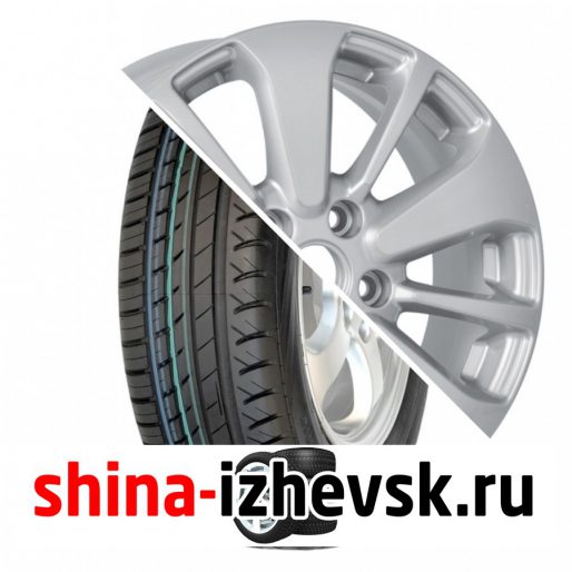 Колесо в сборе Viatti Strada (V-130) 205/55 R16 V 91 + КиК Серия Реплика КС688 (ZV 16_ix35) 6.5xR16 5×114.3 ET45 DIA67.1 Серебристый в Ижевске